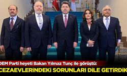DEM Parti heyeti Bakan Yılmaz Tunç ile görüştü: 'Cezaevlerindeki sorunları dile getirdik'
