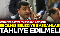Selahattin Demirtaş: Seçilmiş belediye başkanları tahliye edilmeli