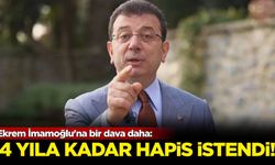 Ekrem İmamoğlu'na bir dava daha: 4 yıla kadar hapsi istendi!