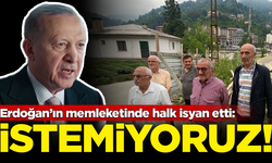 Erdoğan'ın memleketinde halk isyan etti: İstemiyoruz!