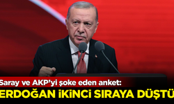 Saray ve AKP’yi şoke eden anket: Erdoğan ikinci sıraya düştü