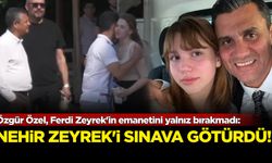 Özgür Özel, Ferdi Zeyrek'in kızını sınav sabahı yalnız bırakmadı
