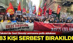 Taksim'de Gezi Direnişi anmasına polis ablukası: 83 kişi serbest bırakıldı