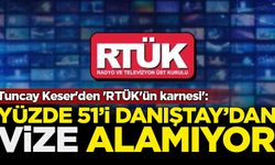 Tuncay Keser'den 'RTÜK'ün karnesi': Yüzde 51’i Danıştay'dan vize alamıyor