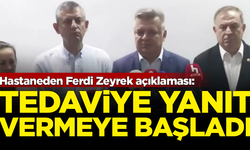 Yoğun bakıma alınan Ferdi Zeyrek'le ilgili hastaneden açıklama: Tedaviye yanıt vermeye başladı