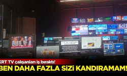 KRT TV çalışanları iş bıraktı! "Ben daha fazla sizi kandıramam!"