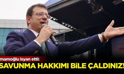 İmamoğlu isyan etti: Savunma hakkımı bile çaldınız!