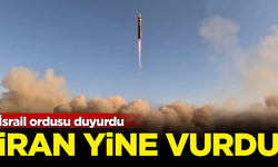 İsrail ordusu duyurdu! İran yine İsrail'i vurdu