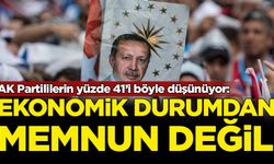 Toplum Çalışmaları Enstitüsü: AK Partililerin yüzde 41’i ekonomik durumundan memnun değil