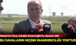 Muharrem İnce, tutuklu İmamoğlu'nu ziyaret etti: "Bu davaların hiçbir inandırıcılığı yoktur"