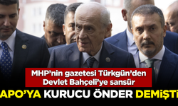 MHP’nin gazetesi Türkgün’den Bahçeli’ye sansür! Bebek katiline 'Kurucu Önder' demişti