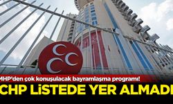 MHP’den çok konuşulacak bayramlaşma programı! CHP listede yer almadı