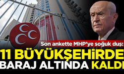 Son ankette MHP'ye soğuk duş! 11 büyükşehirde baraj altında kaldılar