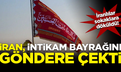 İsrail'in saldırısı sonrası İran, 'İntikam Bayrağı'nı göndere çekti