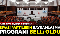 Partilerin bayramlaşma programı belli oldu! Kim kimi ziyaret edecek?