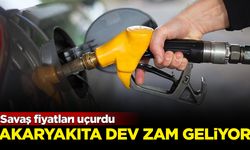 Savaş fiyatları vurdu! Akaryakıta dev zam geliyor