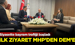 Siyasette bayram trafiği başladı! İlk ziyaret MHP'den DEM Parti'ye