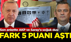 Son ankette AKP ve Saray’a soğuk duş: Fark 5 puanı aştı