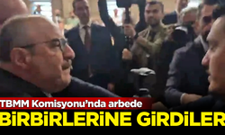 Yasa görüşmeleri sırasında arbede! TBMM'de birbirlerine girdiler