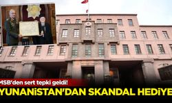 Yunanistan'dan skandal hediye! MSB'den sert tepki geldi