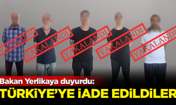 Kırmızı bültenle aranan 5 kişi, Türkiye'ye iade edildi