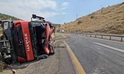 Diyarbakır’da yangına giden itfaiye aracı kaza yaptı: 1’ağır 3 yaralı