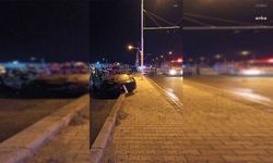 Malatya’da feci kaza: Direğe çarpan araç alev aldı, iki hemşire hayatını kaybetti