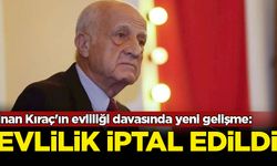 İnan Kıraç'ın evliliği davasında yeni gelişme: Evlilik iptal edildi