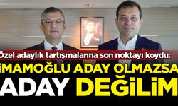 Özgür Özel adaylık tartışmalarına son noktayı koydu: İmamoğlu olmazsa aday değilim