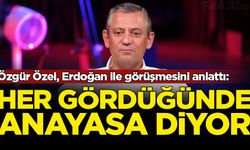 Özgür Özel, Erdoğan ile görüşmesini anlattı: Her gördüğünde anayasa diyor