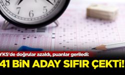 YKS'de doğrular azaldı, puanlar geriledi: 41 bin aday sıfır çekti!