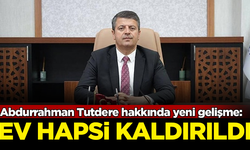 Adıyaman Belediye Başkanı Abdurrahman Tutdere'nin ev hapsi kaldırıldı
