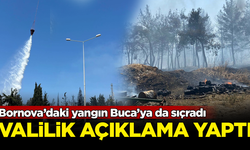 Bornova’daki yangın Buca’ya da sıçradı! Valilik açıklama yaptı