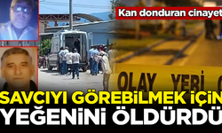 Kan donduran cinayet! Savcıyı görebilmek için yeğenini öldürdü