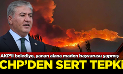 AKP'li belediye, Bursa'da yanan alana maden başvurusu yapmış! CHP'den çok sert tepki