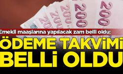 Emekli maaşlarına yapılacak zam belli oldu: Ödeme takvimi açıklandı