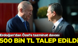 SON DAKİKA! Erdoğan'dan Özel'e 500 bin TL'lik tazminat davası