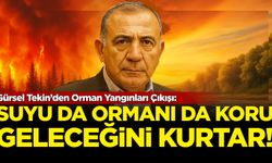 Gürsel Tekin’den Orman Yangınları Çıkışı! “Suyu da Ormanı da Koru, Geleceğini Kurtar!”