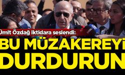 Ümit Özdağ'dan iktidara: Müzakereyi durdurun