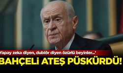 Devlet Bahçeli ateş püskürdü: 'Yapay zeka diyen, dublör diyen özürlü beyinler...'