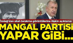 Ümit Özdağ'dan PKK'lı bir grubun silah bırakmasına ilişkin açıklama: Mangal partisi yapar gibi