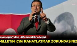 İmamoğlu'ndan LGS skandalına tepki: Milletin içini rahatlatmak zorundasınız!