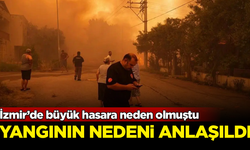 İzmir’de büyük hasara neden olan yangının nedeni ortaya çıktı