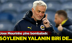 Fenerbahçe Teknik Direktörü Jose Mourinho bombaladı: Söylenen 3400 yalanın biri de...