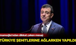 İmamoğlu'ndan dikkat çeken paylaşım: Türkiye şehitlerine ağlarken yapıldı!