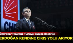 Özel'den 'Terörsüz Türkiye' süreci eleştirisi: Erdoğan kendine çıkış yolu arıyor!