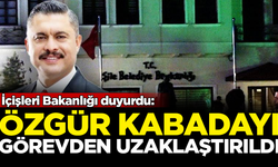 Şile Belediye Başkanı Özgür Kabadayı görevden uzaklaştırıldı