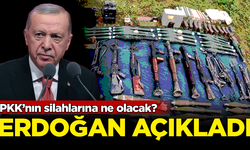 PKK’nın silahlarına ne olacak? Erdoğan açıkladı