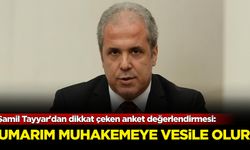 Şamil Tayyar'dan dikkat çeken anket değerlendirmesi: Umarım muhakemeye vesile olur