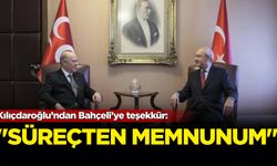 Kılıçdaroğlu’ndan Bahçeli’ye teşekkür: Süreçten memnunum